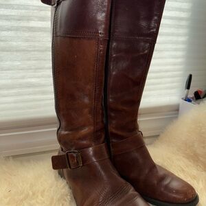 Aldo Brown Leather Boots size 8